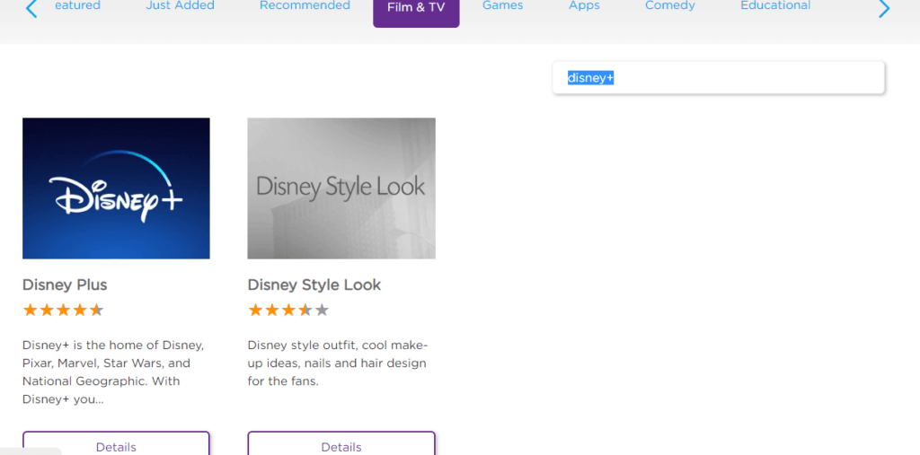 Select Disney+
