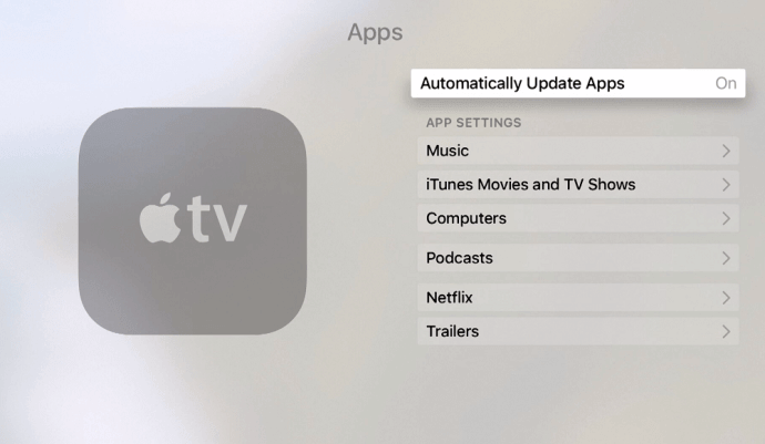 Choose Automatically Update Apps