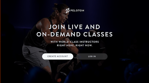 Log In or Sign Up for Peloton Account on Roku