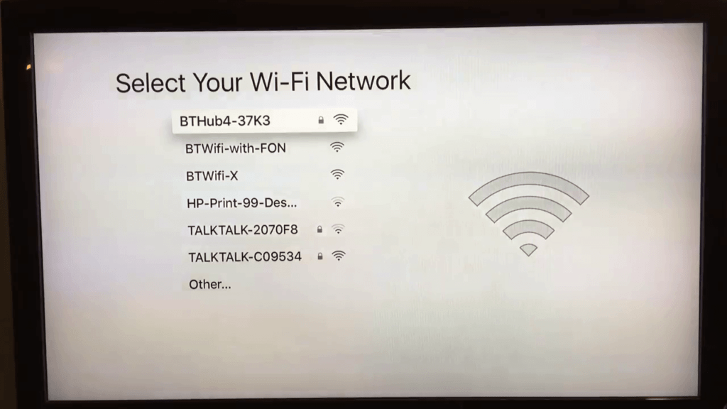 WiFi Selection