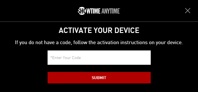 Enter the Activation Code