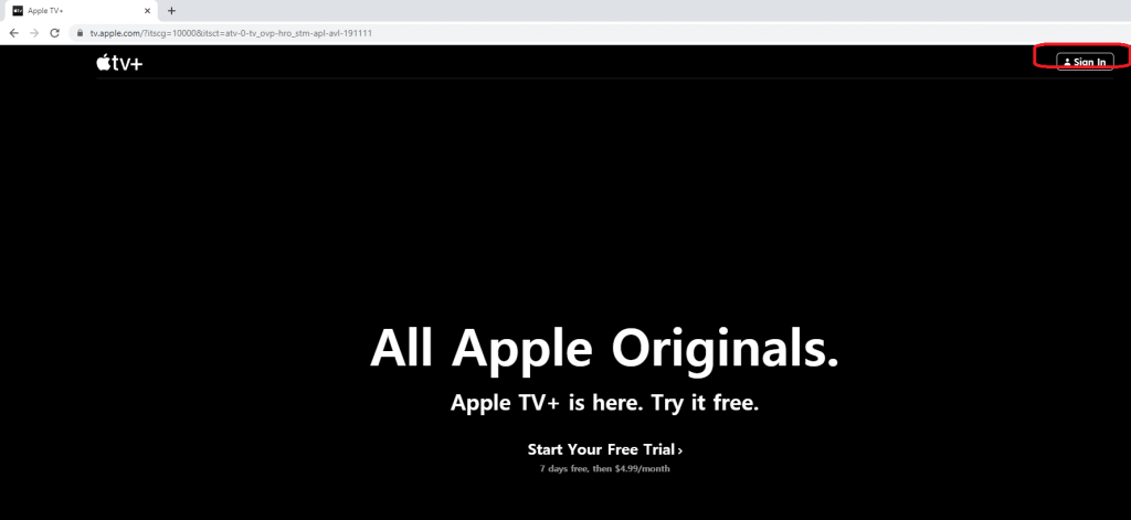 Visit Apple TV website