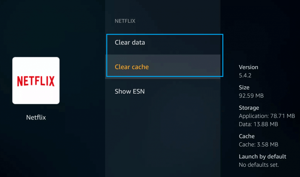 Clear Caches on Amazon Firestick
