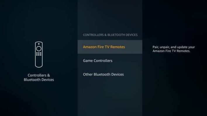 Click on Amazon Fire TV Remotes