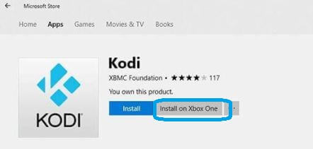 Install on Xbox - Kodi from Microsoft Store