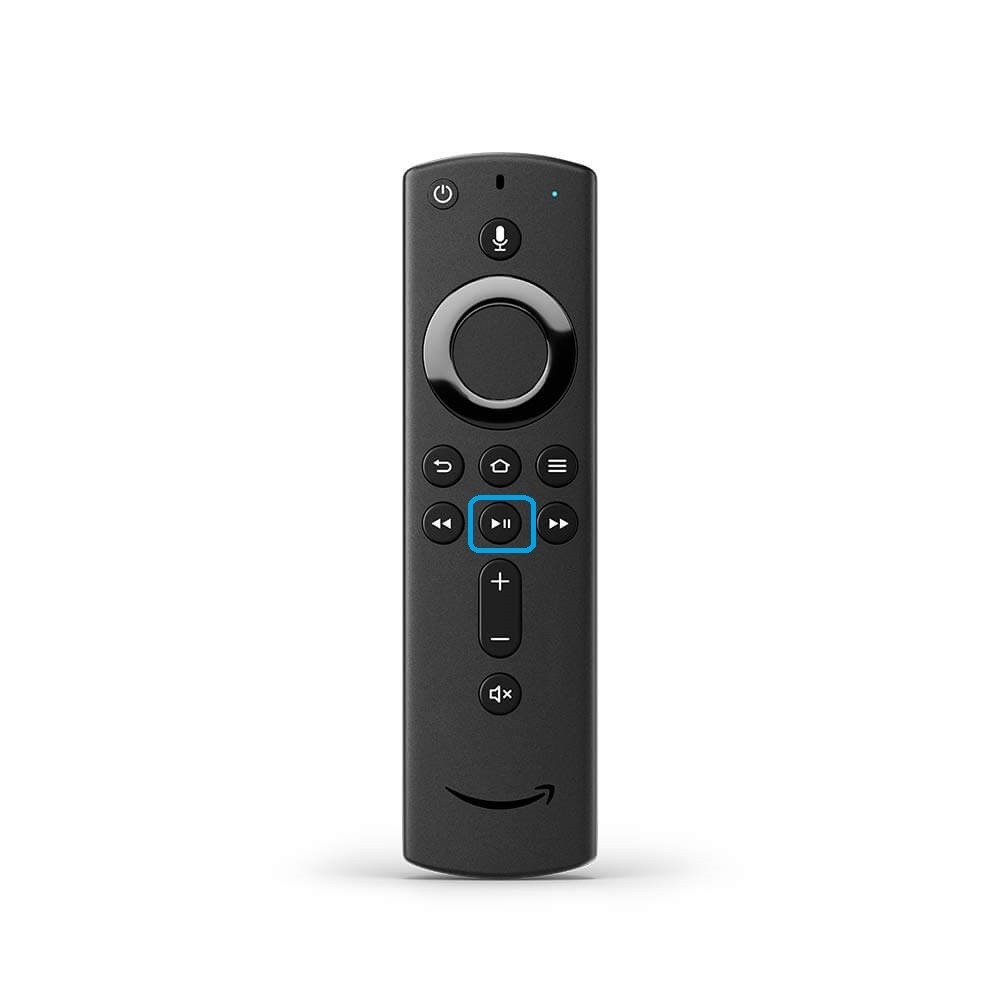 Press Play or Pause button- Pair Firestick Remote  