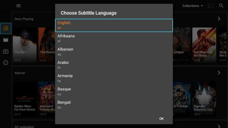 Subtitle Language - Download and Install TeaTV on Firestick
