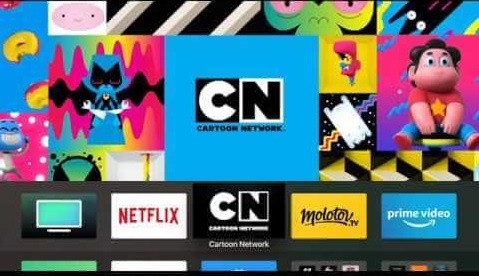 Cartoon Network on Apple TV - Select Cartoon Network tile