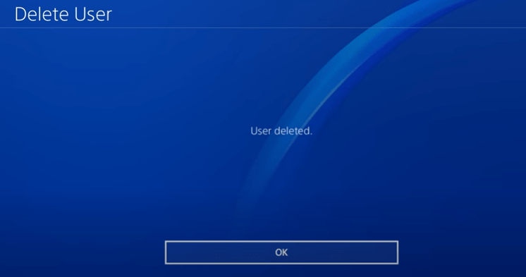 Delete PlayStation Account
