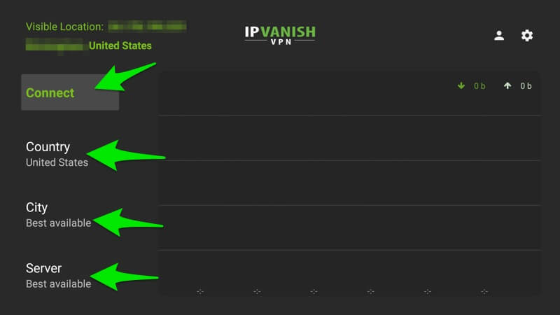 IPVanish VPN on Firestick