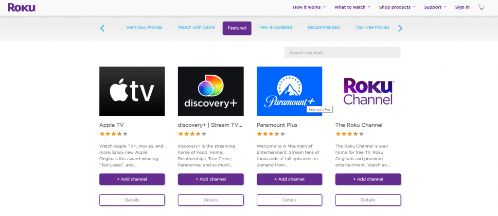Launch the Roku Home