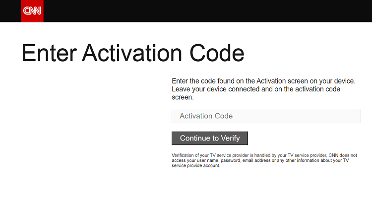 Enter Activate Code