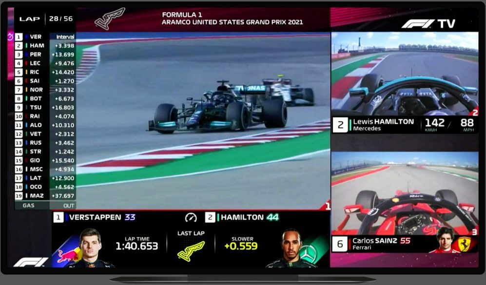 F1 TV chromecast