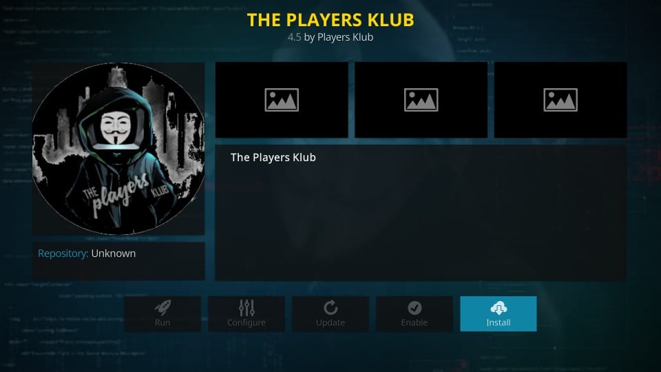 Install Players Klub  