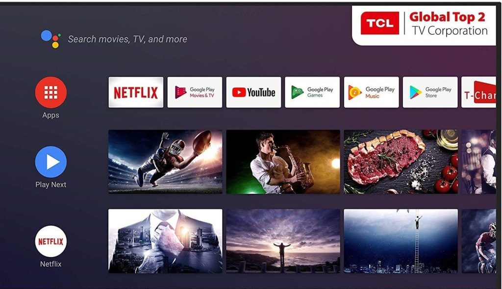 HBO Max on tcl smart tv click app section