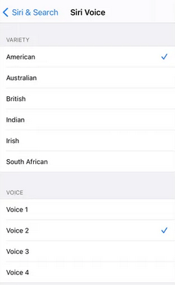 Change Siri Voice in iOS 14.5