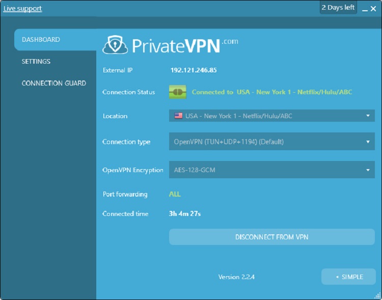 PrivateVPN - Best VPN for Google TV