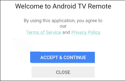 Using Google's Remote App to control Google TV
