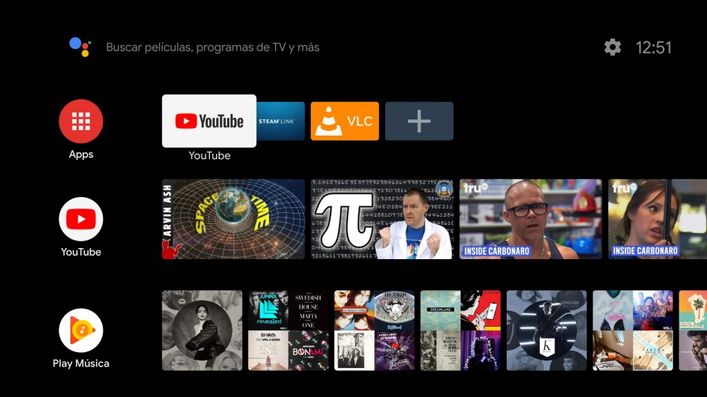 Click Apps on JVC Android TV