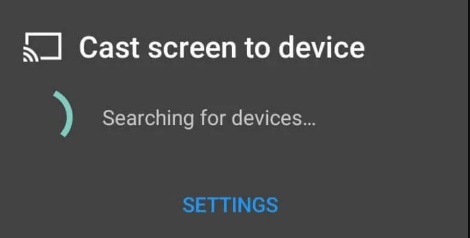select your chromecast device