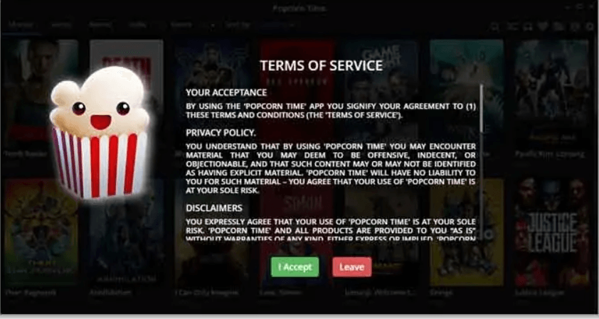 Accept the terms and conditions