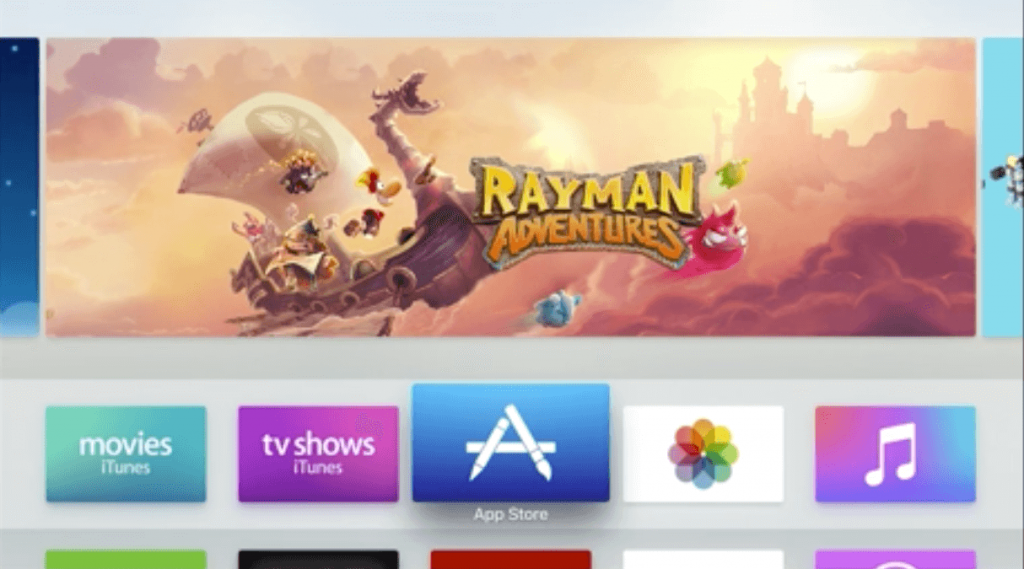 Go to App Store on Apple TV