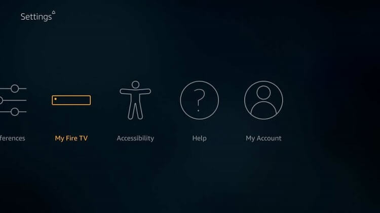 select my fire tv