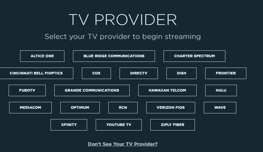 TV Providers - Chromecast Smithsonian
