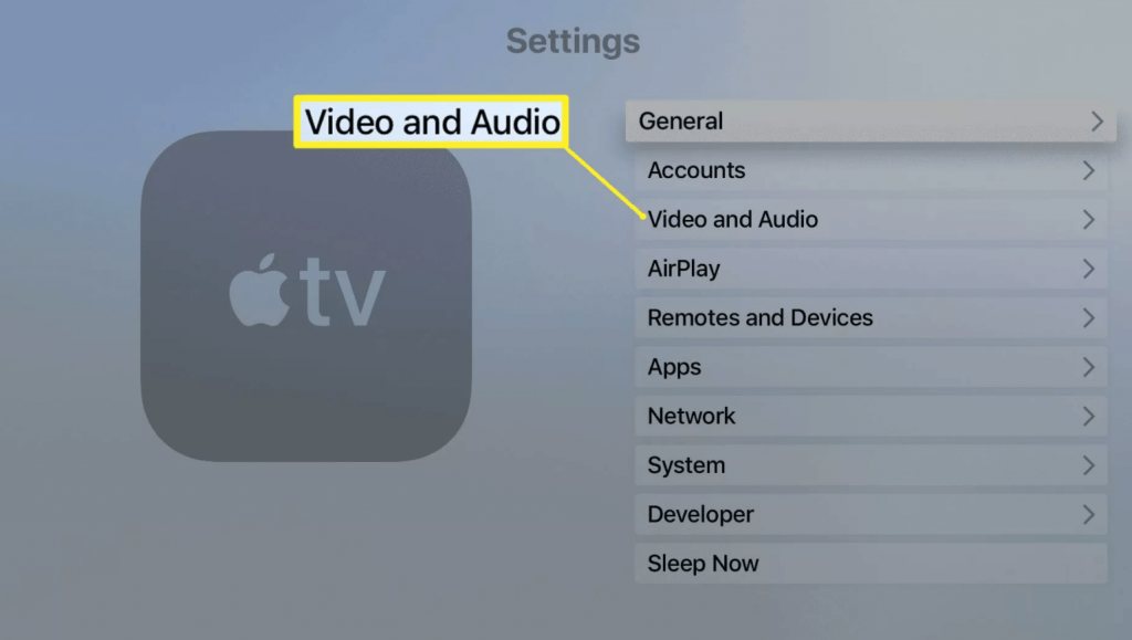 select video and audio to connect HomePods to Apple TV