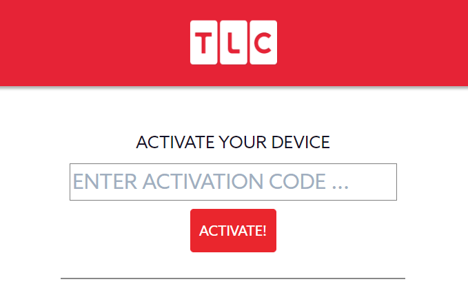 enter the activation code to activate TLC on firestick