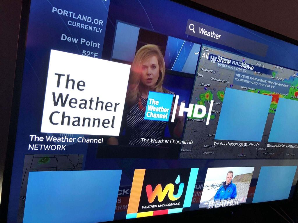 The Weather Channel on Apple TV