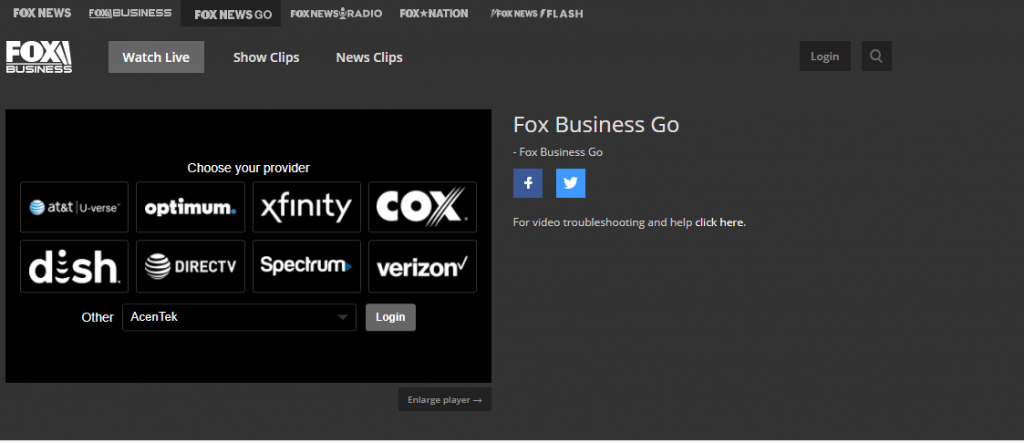 Chromecast Fox Business Network from Computer