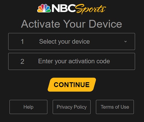Activate NBC Sports 