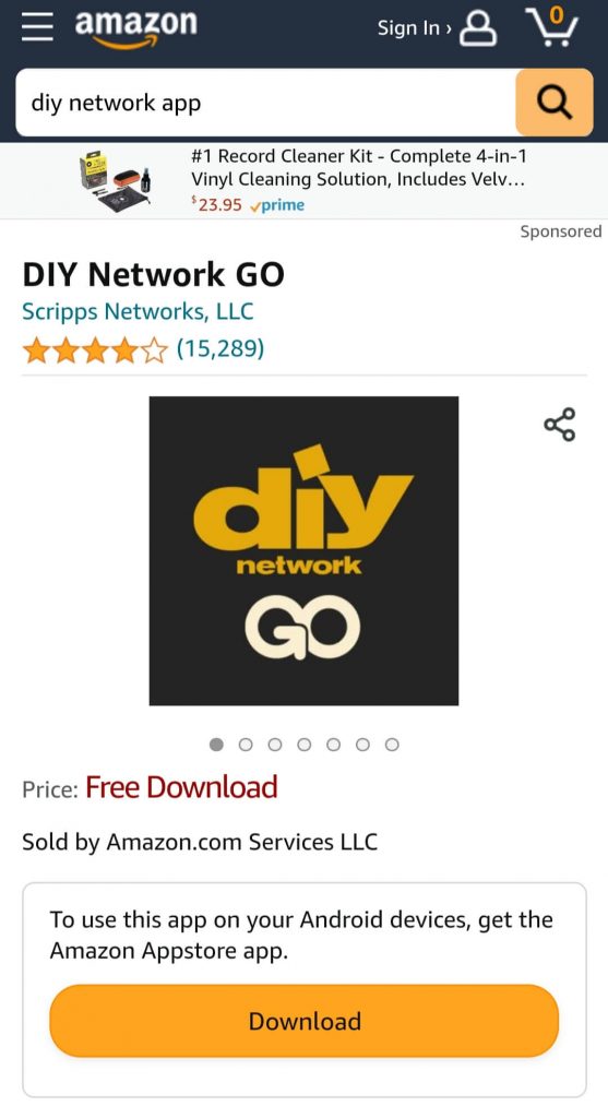 Download DIY Network on Firestick