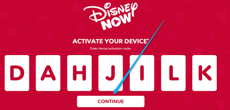 Activate DisneyNOW