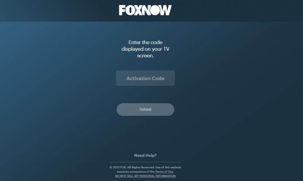 FoxNow Activation