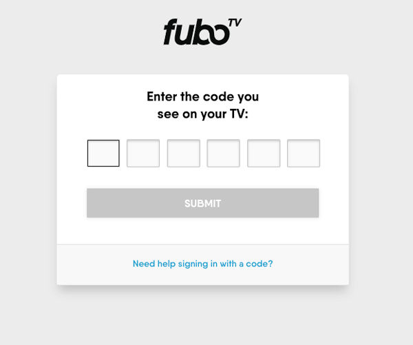Activate Fubo TV on Google TV