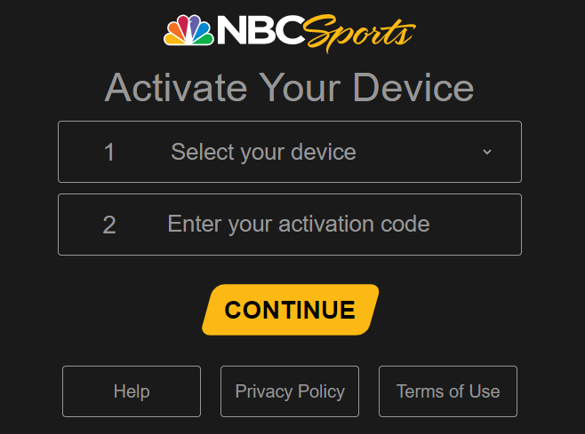 Activate NBC Sports on Google TV 