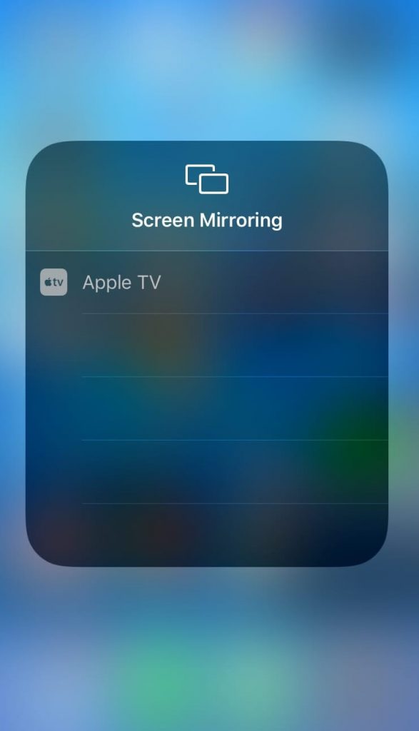 Screen Mirroring iOS