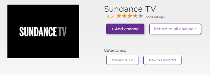 Sundance Channel on Roku