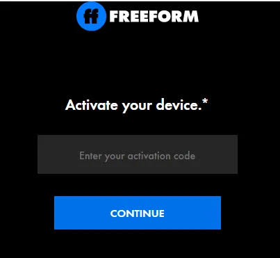 Activate Freeform on Firestick 