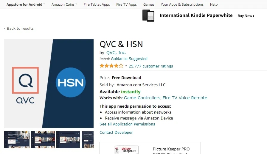 Download HSN on Firestick