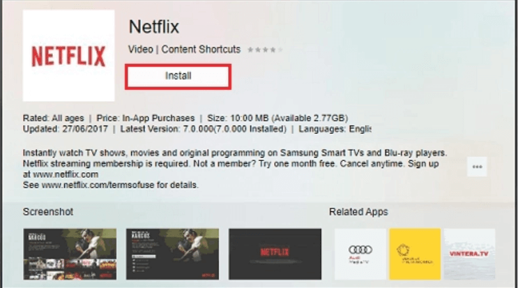 Uninstall and Reinstall the Netflix app