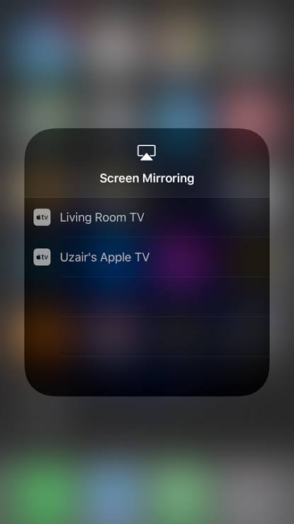 Choose Apple TV