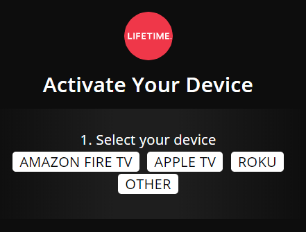 Choose Roku device