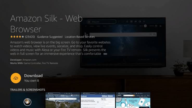 Install Silk Browser