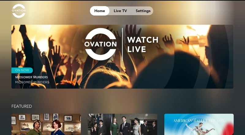 Stream Ovation Now on Apple TV
