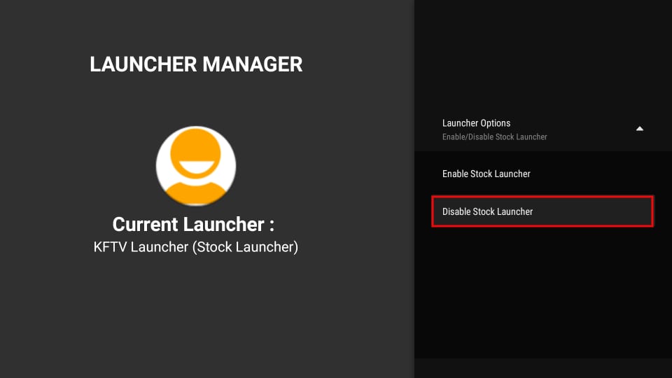 Disable the Stock Launcher.