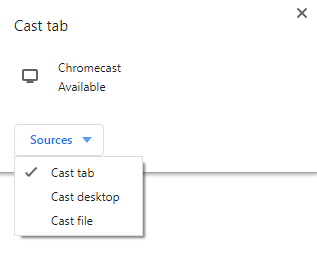 Cast tab to Chromecast Discord