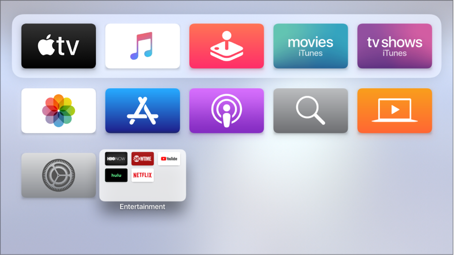 Select the App Store to download Science Channel Go on Apple TV.